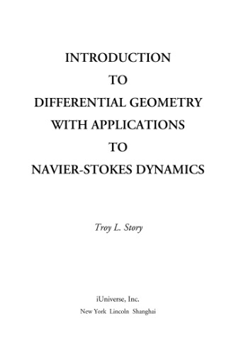 Introduction to differential geometry with applications to Navier-Stokes dynamics