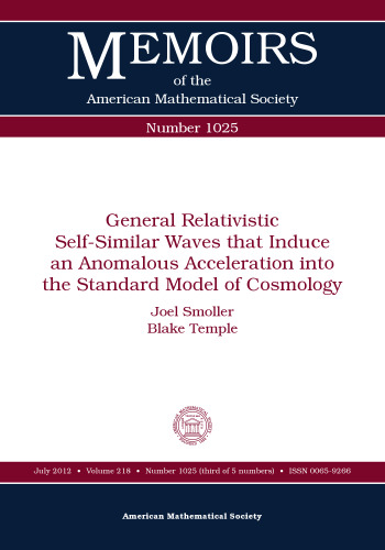 General Relativistic Self-Similar Waves That Induce an Anomalous Acceleration into the Standard Model of Cosmology