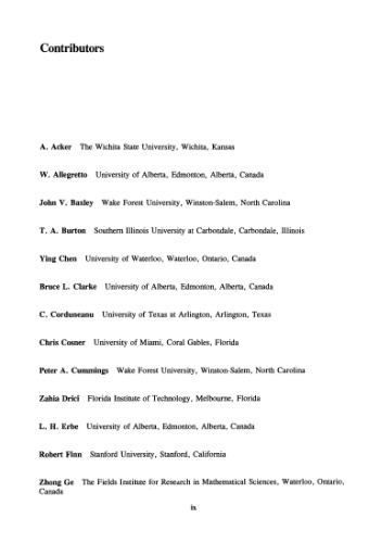 Comparison methods and stability theory