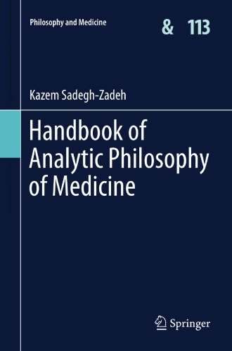 Handbook of analytic philosophy of medicine