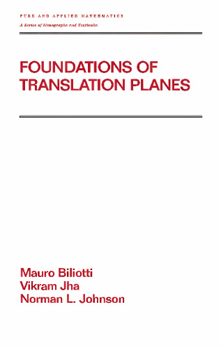Foundations of translation planes