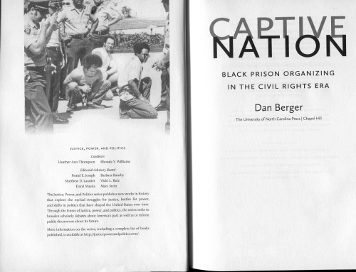 Captive nation : Black prison organizing in the civil rights era