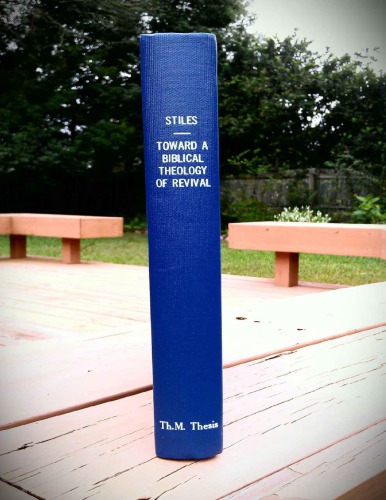 Toward a biblical theology of revival : an examination of Spirit baptism as the possible catalyst for revival