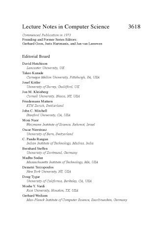 Mathematical Foundations of Computer Science 2005: 30th International Symposium, MFCS 2005, Gdansk, Poland, August 29–September 2, 2005. Proceedings