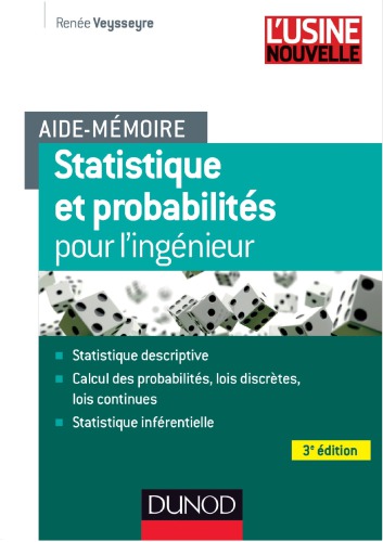 Statistique et probabilités pour l'ingénieur