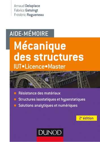 Aide-mémoire mécanique des structures : résitances des matériaux