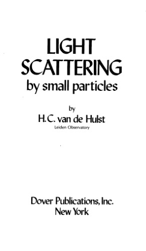 Light scattering by small particles