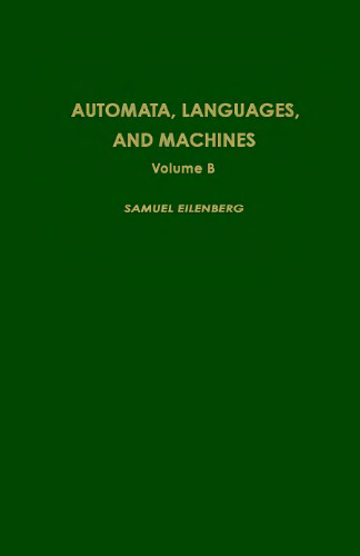 Automata, languages, and machines