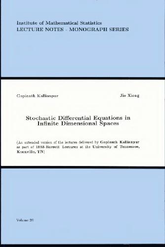 Stochastic differential equations in infinite dimensional spaces