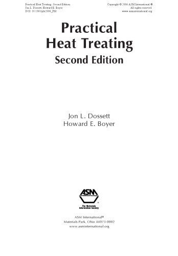 Practical Heat Treating
