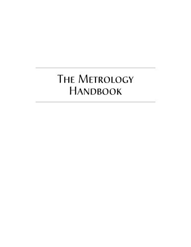 The Metrology Handbook
