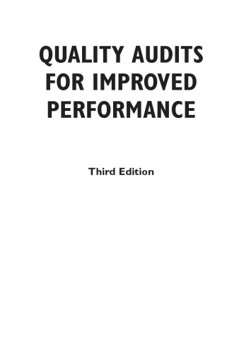 Quality Audits for Improved Performance
