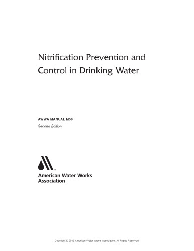 Nitrification Prevention and Control in Drinking Water