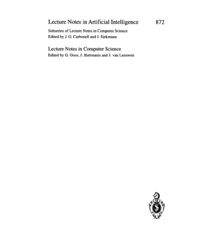 Algorithmic Learning Theory: 4th International Workshop on Analogical and Inductive Inference, AII '94 5th International Workshop on Algorithmic Learning Theory, ALT '94 Reinhardsbrunn Castle, Germany October 10–15, 1994 Proceedings