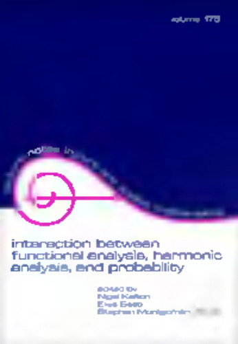 Interaction between functional analysis, harmonic analysis, and probability