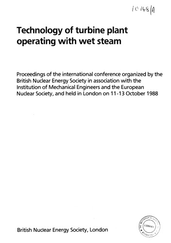 Technology of Turbine Plant Operating With Wet Steam