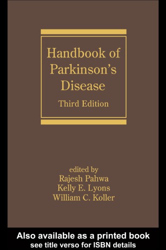 Handbook of Parkinson's disease