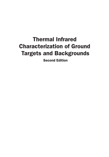 Thermal Infrared Characterization of Ground Targets and Backgrounds