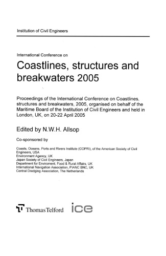 Coastlines, Structures and Breakwaters 2005