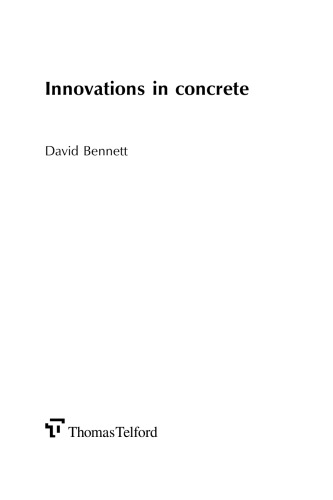 Innovations in Concrete