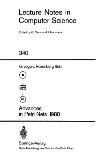 Advances in Petri Nets 1988