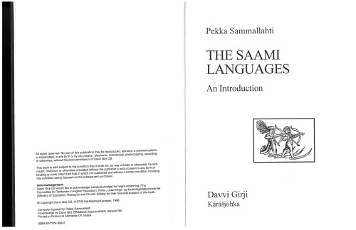 The Saami Languages : An Introduction