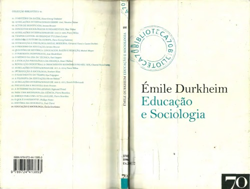 Educação e Sociologia