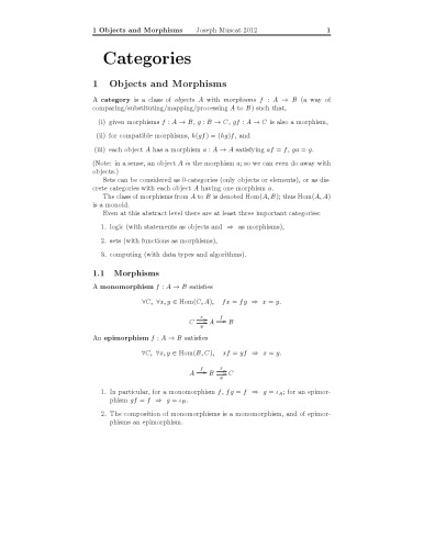 Categories [expository notes]