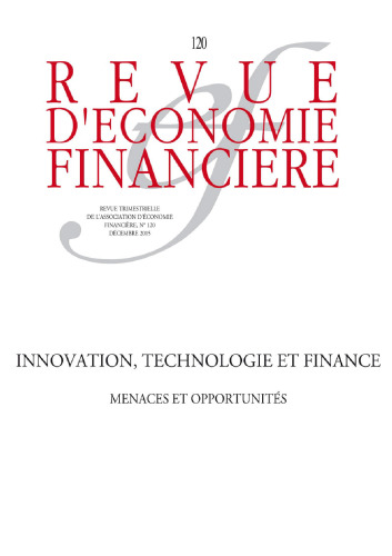 Innovation, technologie et finance Menaces et opportunités