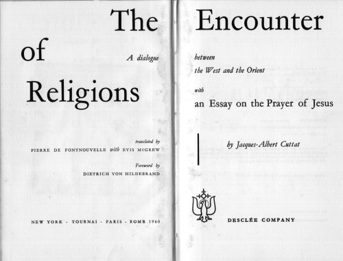 The Encounter of Religions