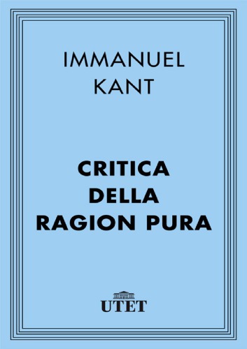 Critica della ragion pura