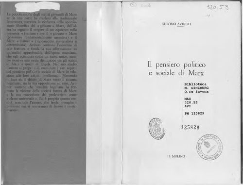 Il pensiero politico e sociale di Marx