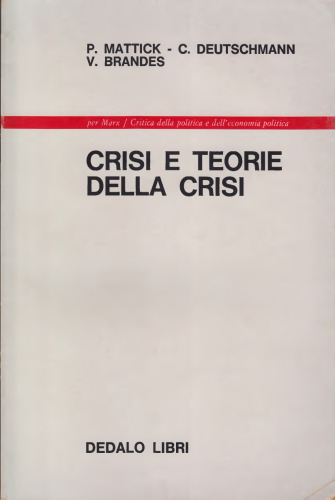 Crisi e teorie della crisi