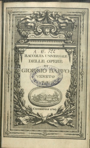 Raccolta universale delle opere