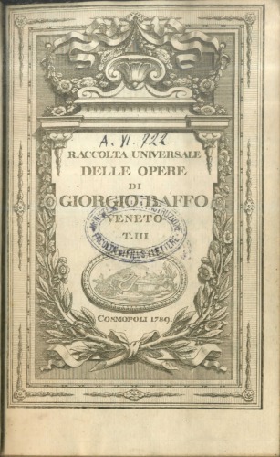 Raccolta universale delle opere