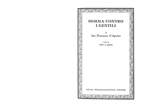 La somma contro i gentili
