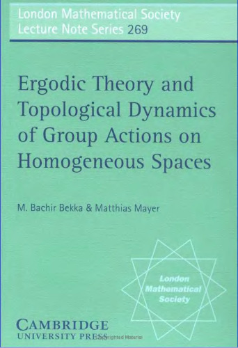 Ergodic theory and topological dynamics of group actions on homogeneous Spaces