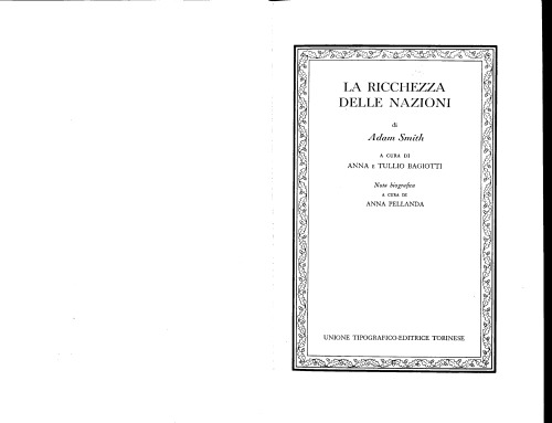 La ricchezza delle nazioni