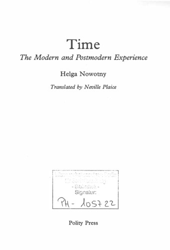 Time: The Modern and Postmodern Experience