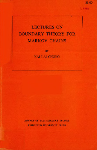 Lectures on Boundary Theory for Markov Chains