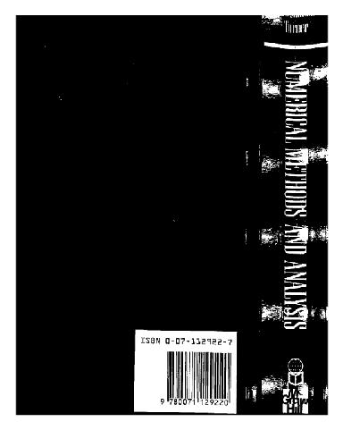 Numerical methods and analysis