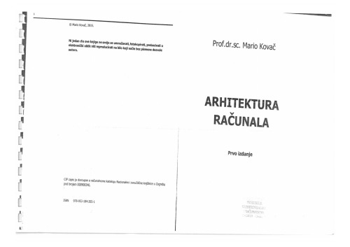 Arhitektura računala