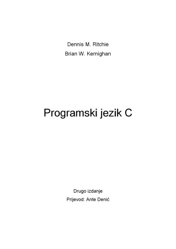 Programski jezik C