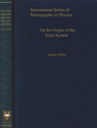 On the Origin of the Solar System