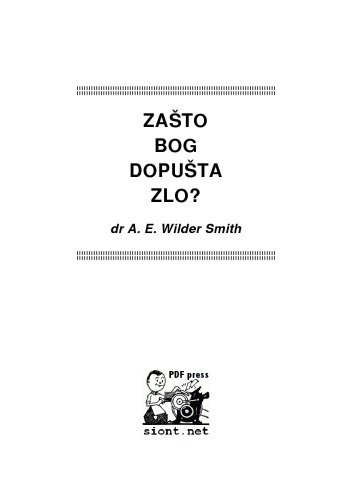 Zašto bog dopušta zlo