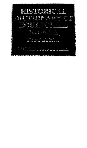 Historical Dictionary of Equatorial Guinea