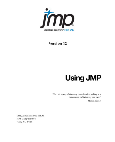 Using JMP 12
