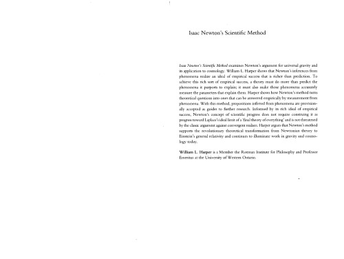 Isaac Newton’s Scientific Method: Turning Data into Evidence about Gravity and Cosmology