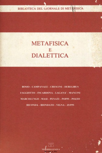 Metafisica e dialettica