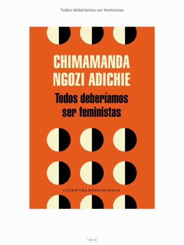 Todos deberíamos ser feministas